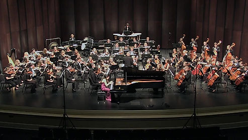Shostakovich Concerto No. 2 (excerpt) Clara Yang piano, Tonu Kalam conductor, UNC Symphony